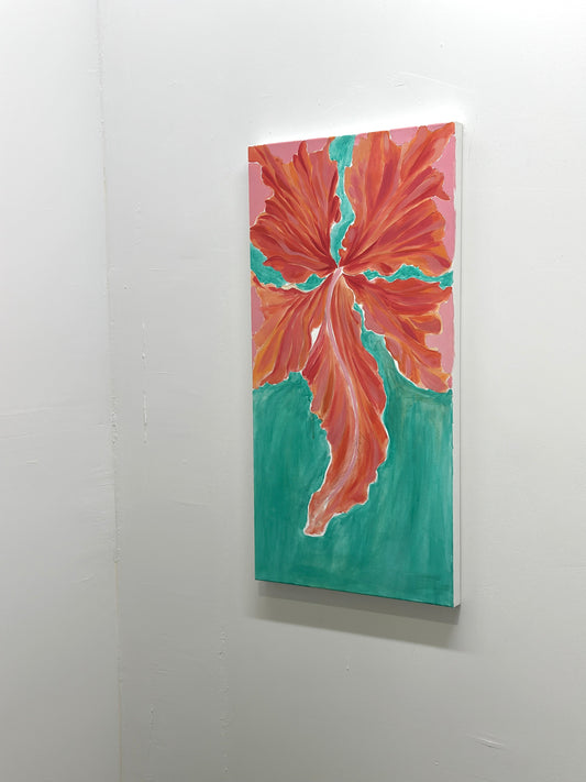 Sometimes the subject will dictate the medium and look of your painting