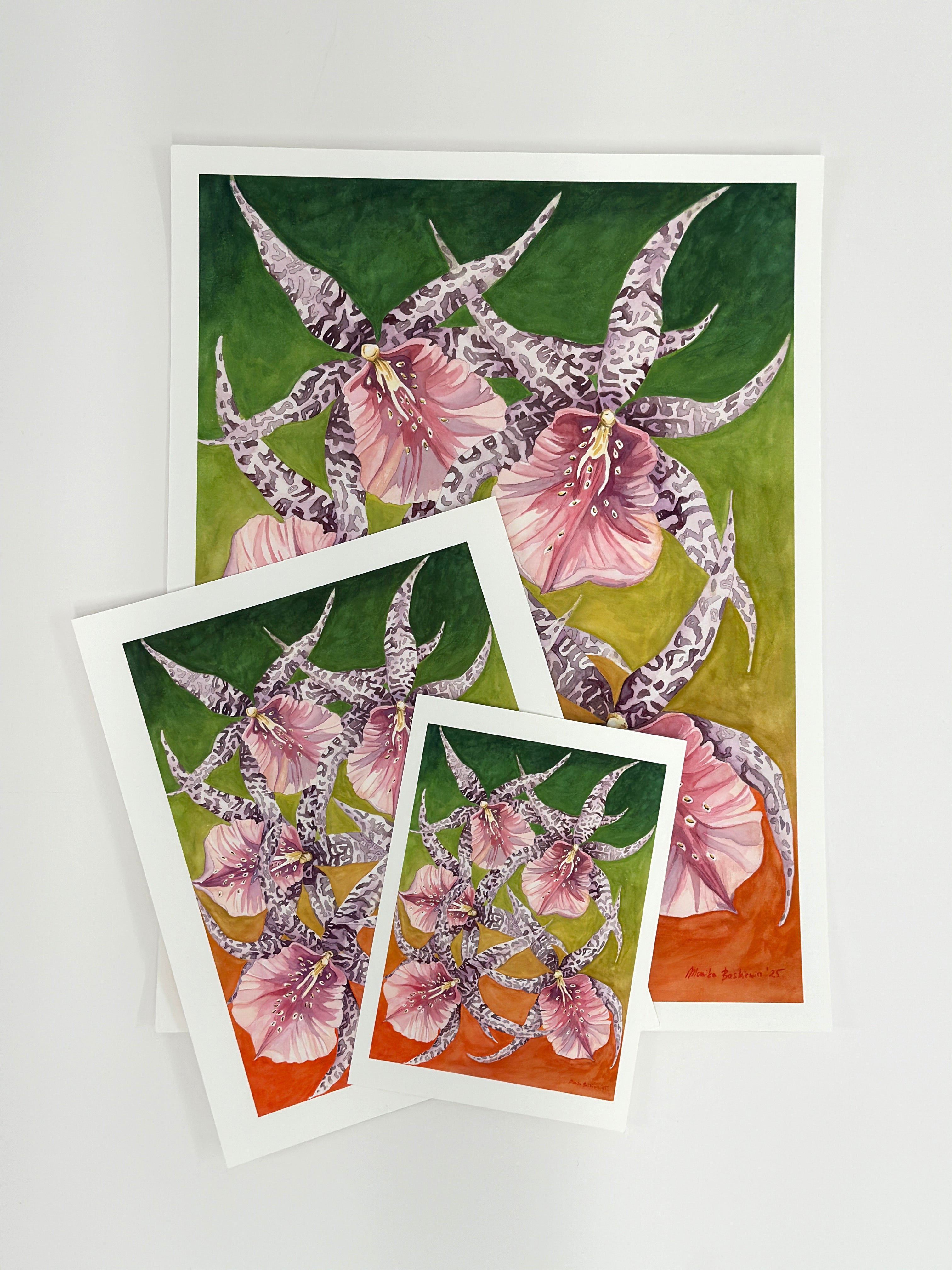 Dancing Orchids Art Print – Mon Mon Designs