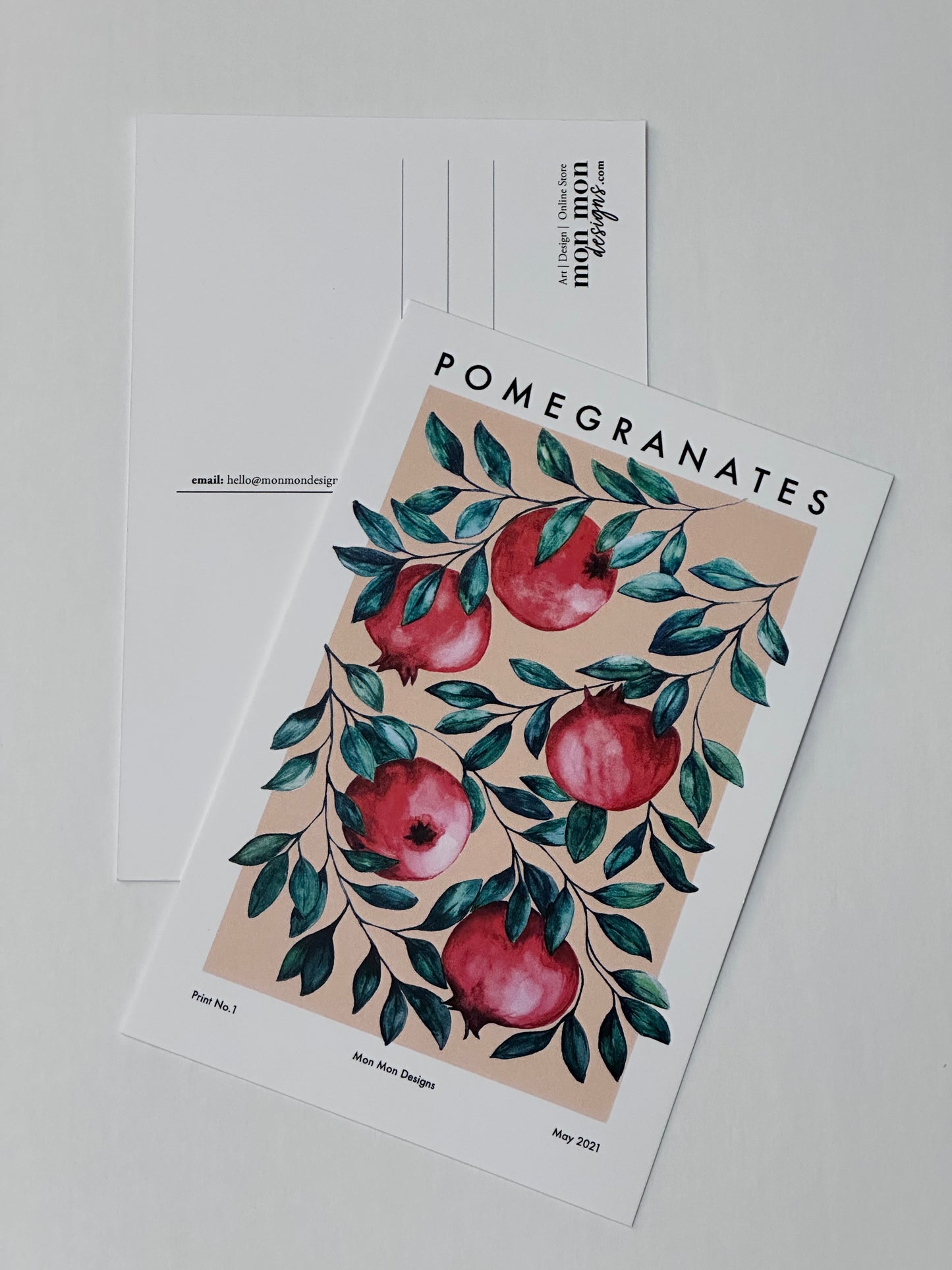 Pomegranates Postcard