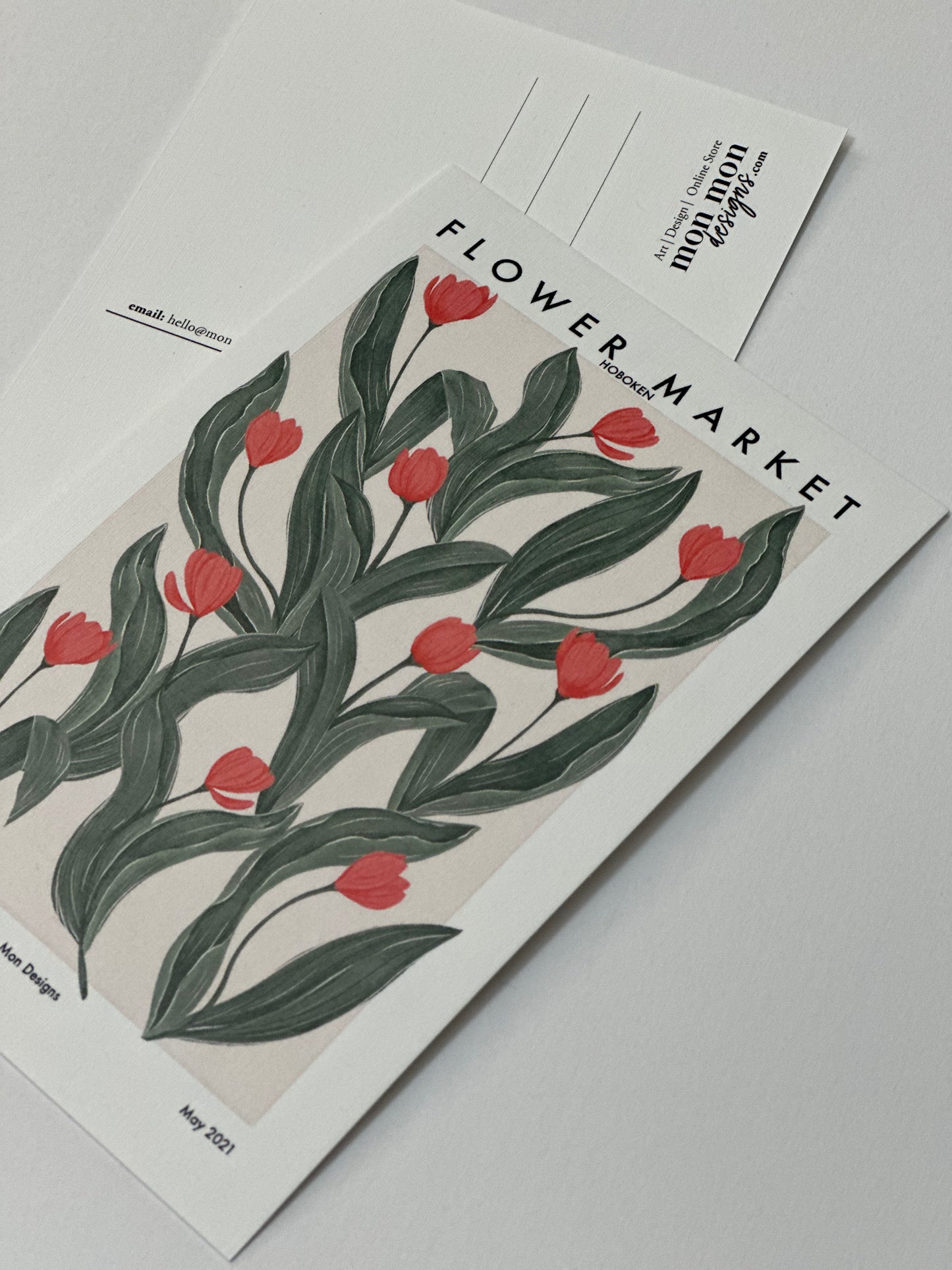 Floral Market Hoboken Postcard