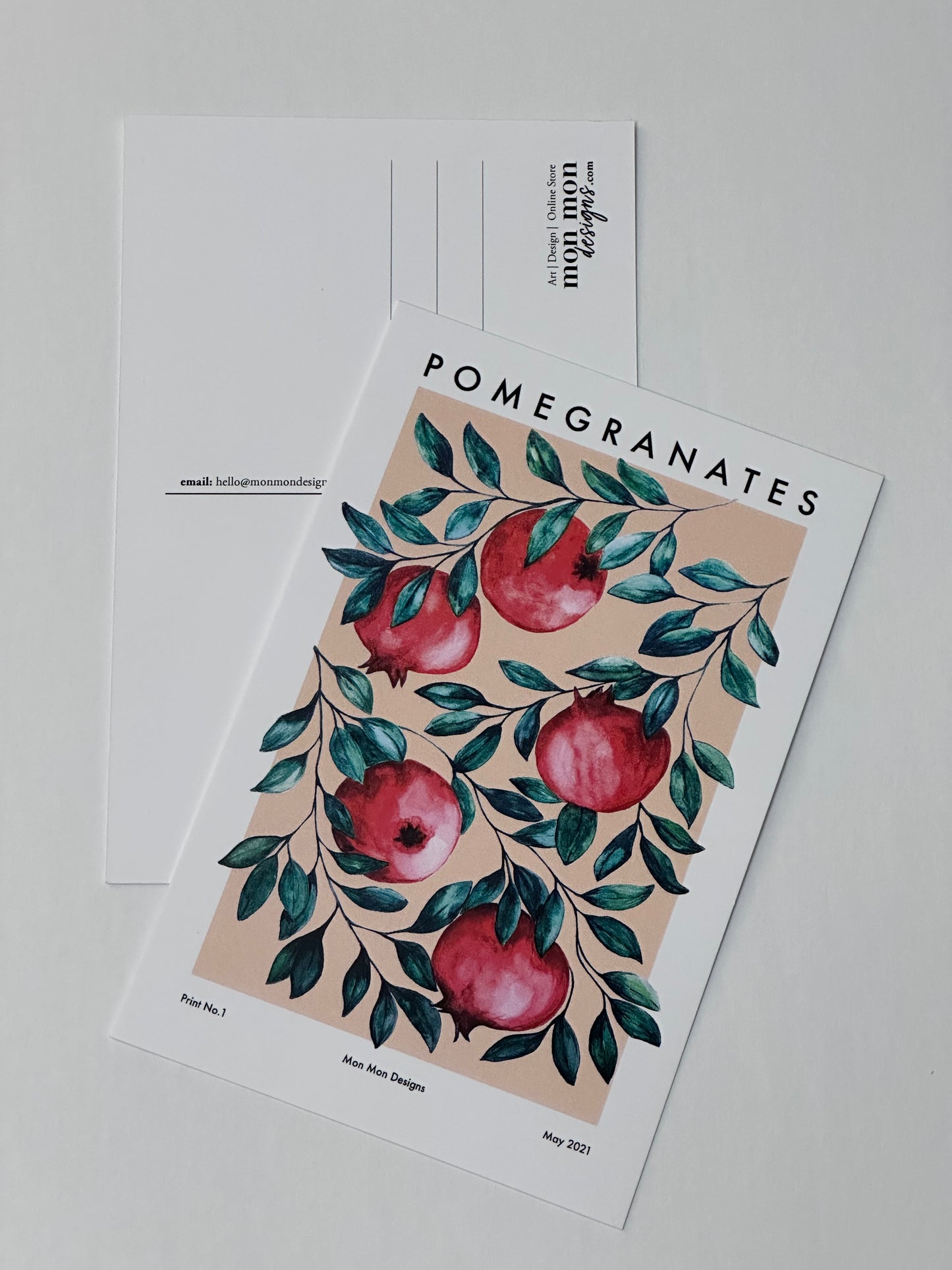 Pomegranates Postcard