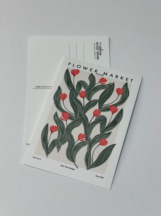 Floral Market Hoboken Postcard