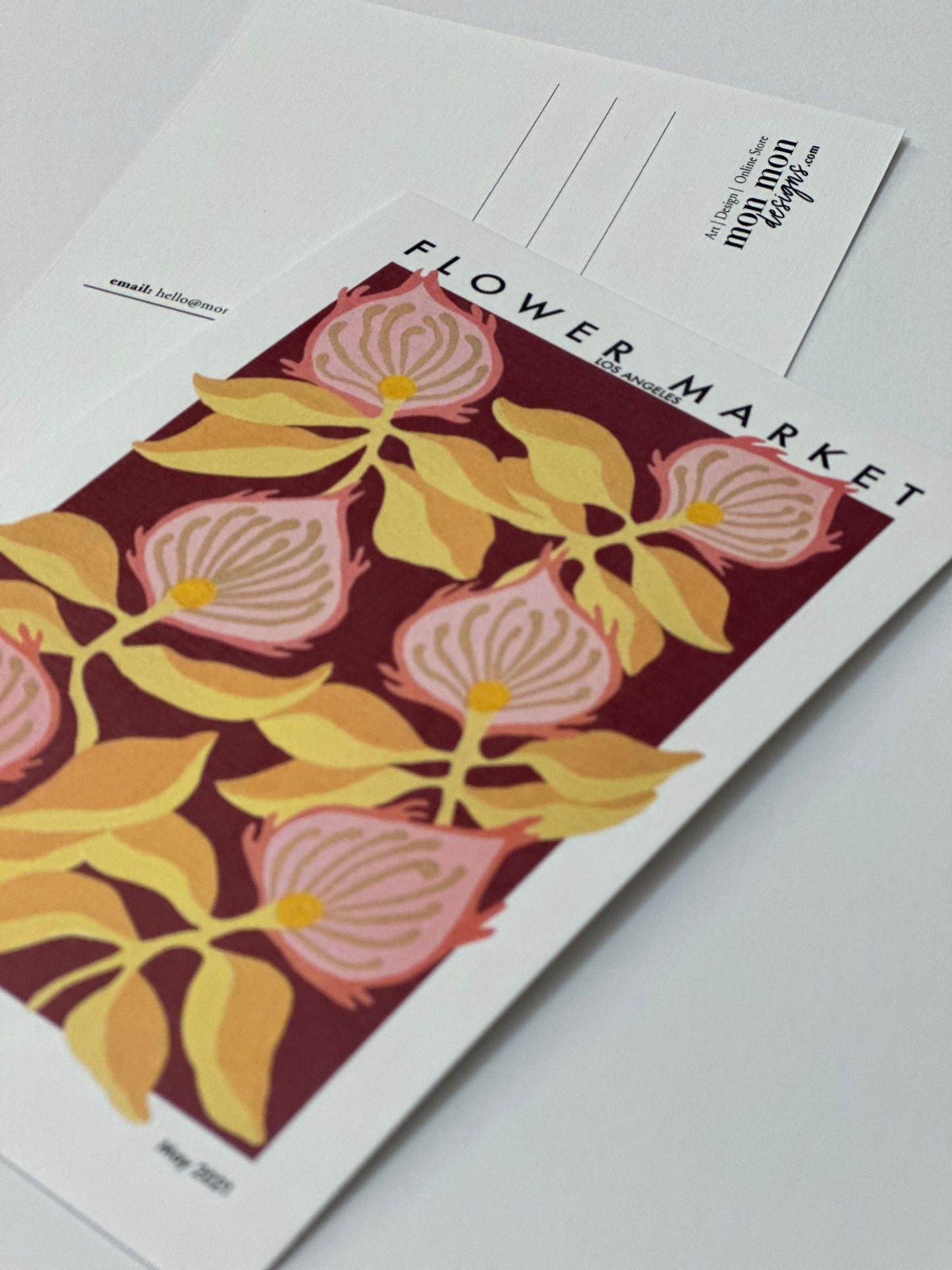 Floral Market Los Angeles Postcard