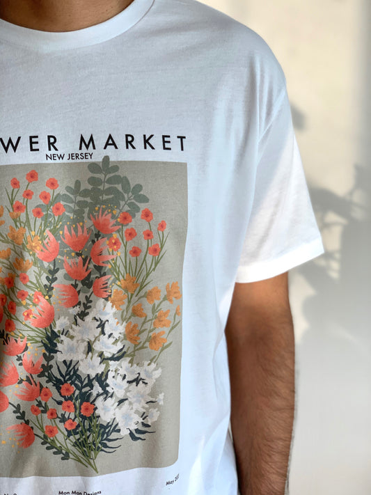 Flower Market No.2 "Jersey City" - T-shirt