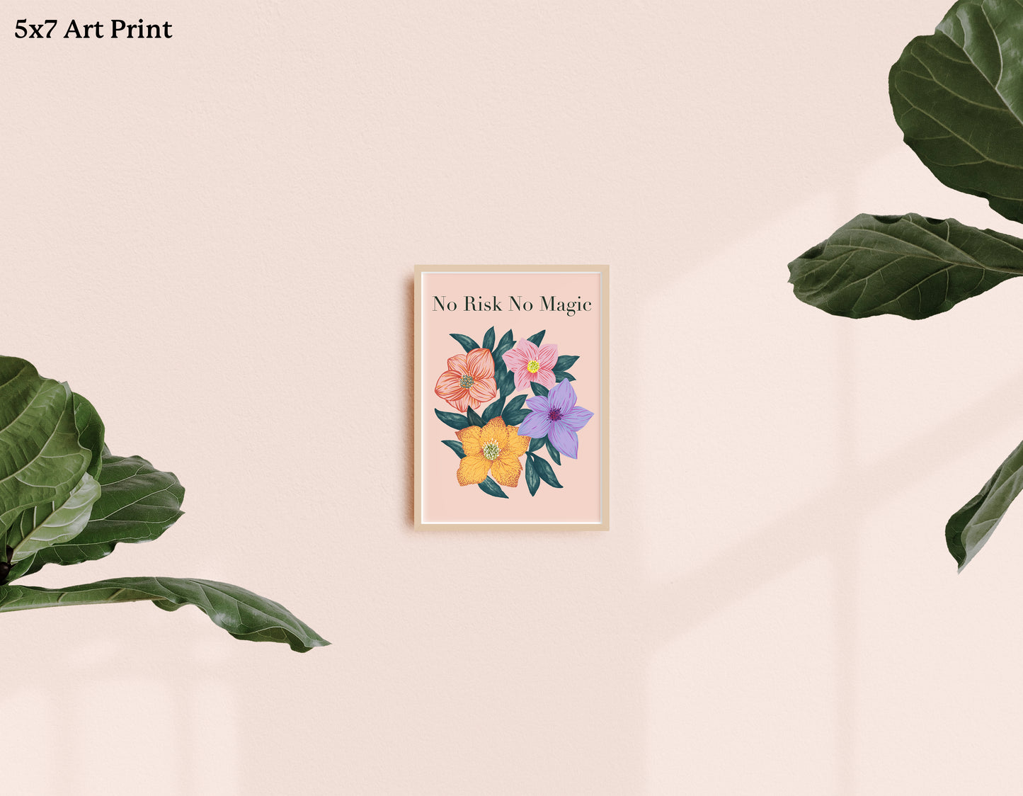"No Risk No Magic" - Art Print
