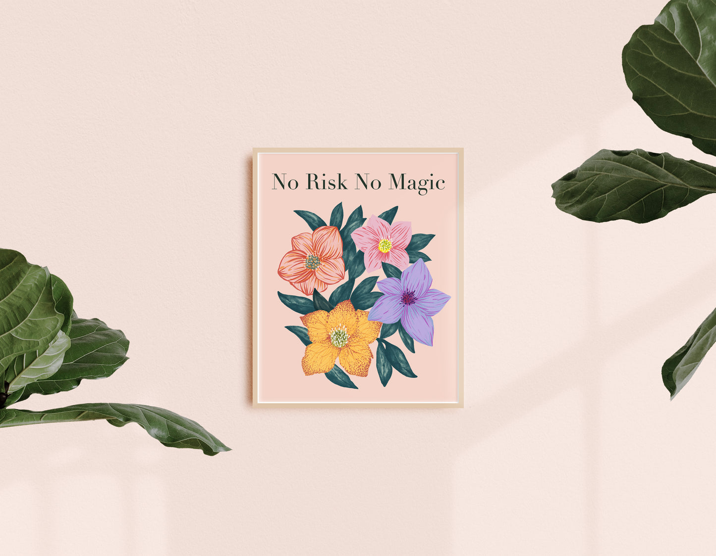 "No Risk No Magic" - Art Print