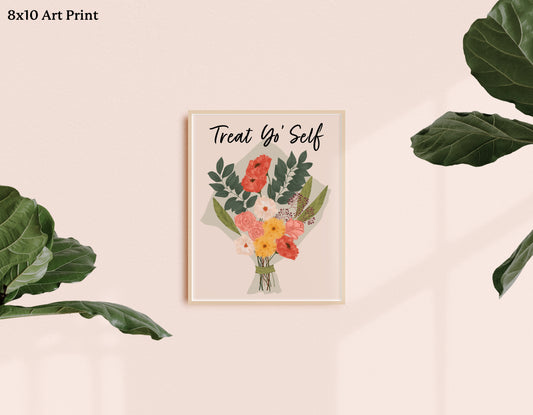 "Treat Yo Self" - Art Print