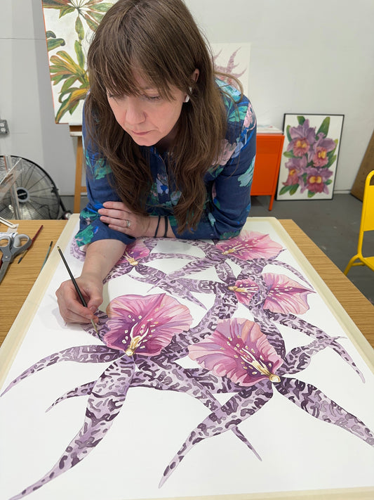 Monika Baskiewicz artist and designer behind Mon Mon Designs