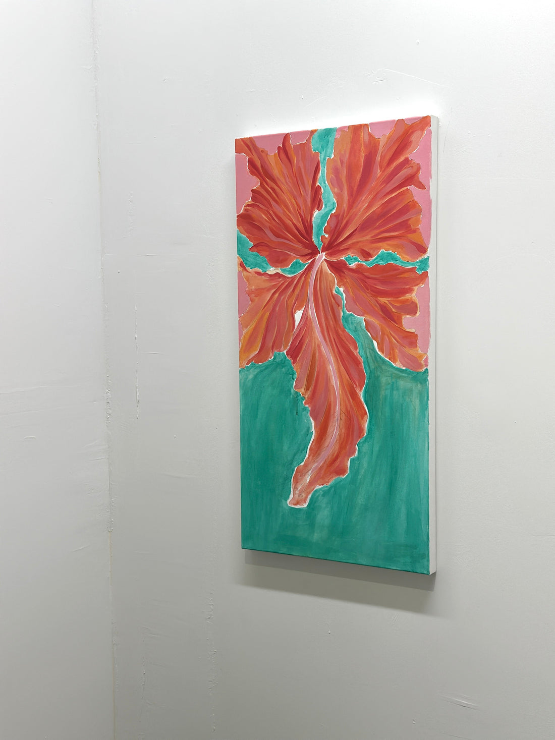 Sometimes the subject will dictate the medium and look of your painting