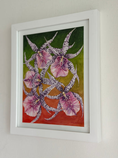Dancing Orchids Art Print