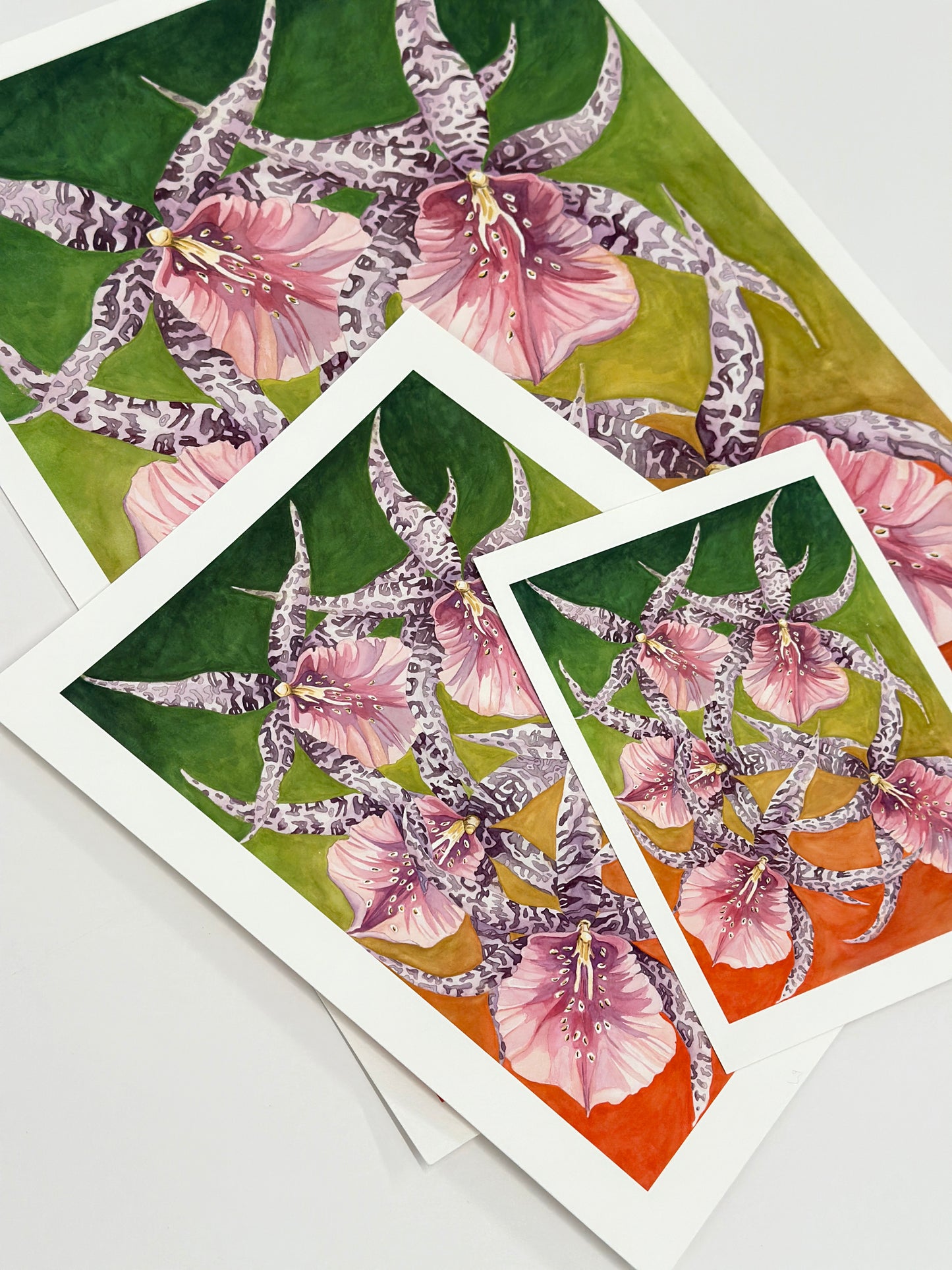 Dancing Orchids Art Print
