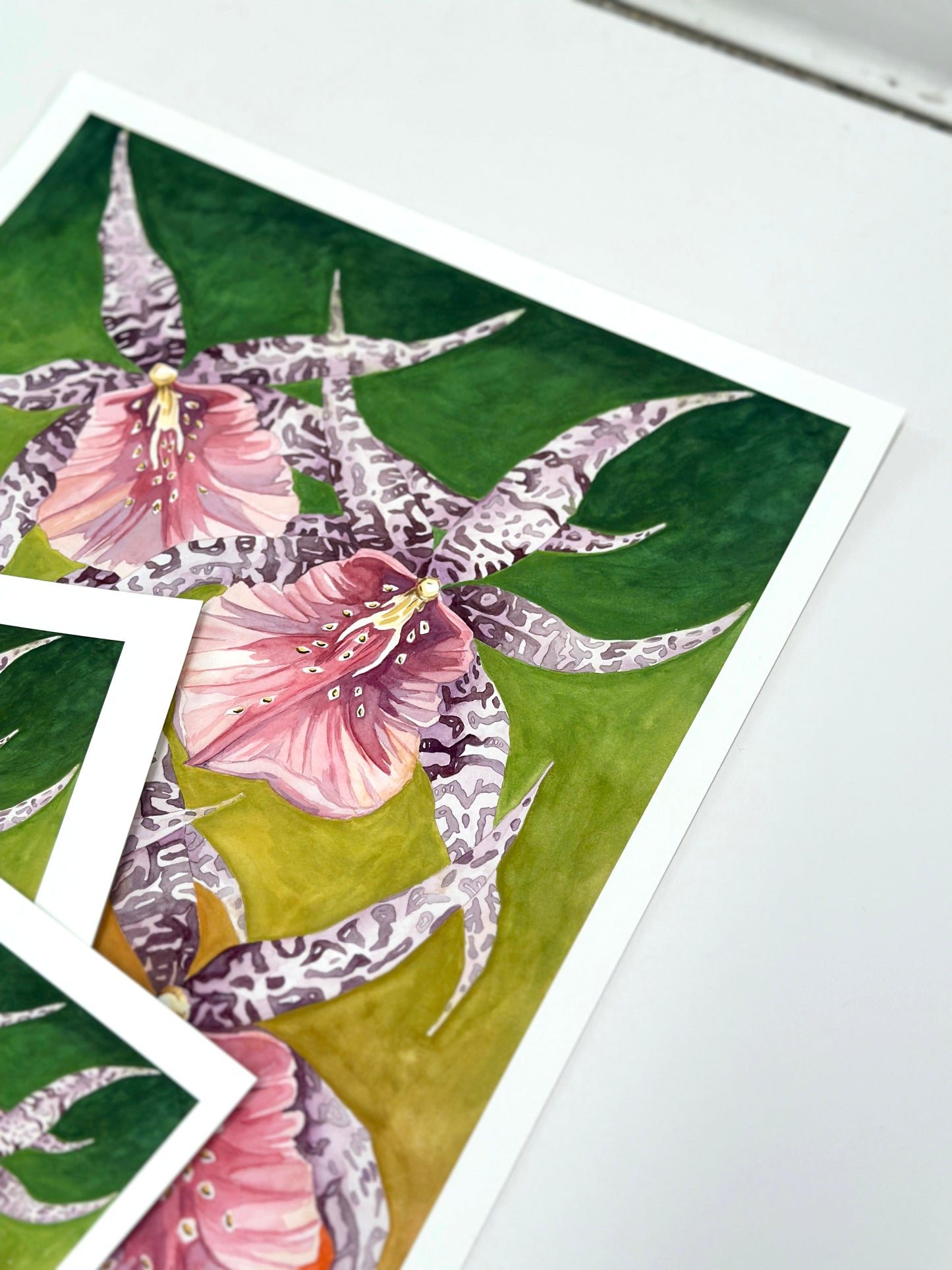 Dancing Orchids Art Print