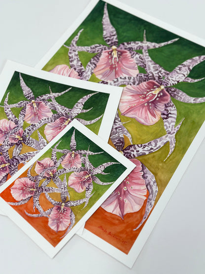 Dancing Orchids Art Print